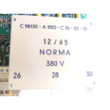 Siemens C98040-A1045-P3-01-85 Platine + Norma C98130-A1002-C76-03-25 Trafo