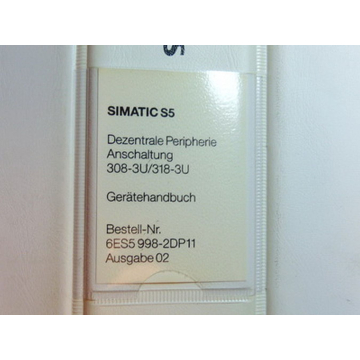 Siemens 6ES5998-2DP11 Handbuch