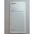 Siemens 6ES5997-8MA11 Tabellenheft für Automatisierungsgerät S5-100U CPU