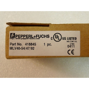 Pepperl + Fuchs MLV40-54/47/92 Reflexions-Lichtschranke - ungebraucht! -