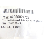 Supfina Greifschenkel 27783 links GP 404 NC 178490.00-3 - ungebraucht! -