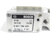 Bosch 0 821 706 423 Grundträger für Ventilinsel 24 V DC Pe max = 8 bar