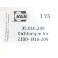 HEB Dichtung für Z100 - Ø 16-209 / 05.016.209 1VS - ungebraucht! -