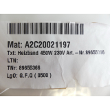 Demag Heizband 450W, 230V, Art.-Nr.: 89655366 L: 1,90m - ungebraucht! -