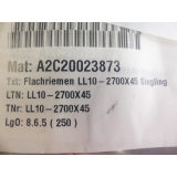 Supfina Flachriemen LL10-2700X45 Siegling Antrieb- Lederriemen - ungebraucht! -