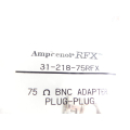 Amphenol RFX 31-218-75RFX 75 ? Ohm BNC Adapter Plug-Plug - ungebraucht! -