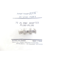 Amphenol RFX 31-218-75RFX 75 ? Ohm BNC Adapter Plug-Plug - ungebraucht! -