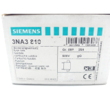 Siemens 3NA3 810 Sicherungseinsatz 25A VPE 3 Stk. -ungebraucht-