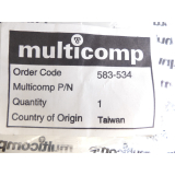 Multicomp Stecker 583-534 Durchfhrungskupplung - ungebraucht! -