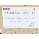 Siemens 1FW6160-8RA10-0AA0 SN:YFNO638222303 - ungebraucht! -