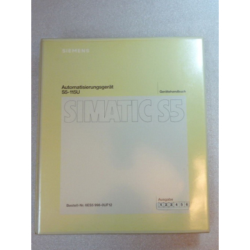 Siemens 6ES5998-0UF12 Manual