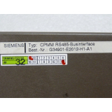 Siemens RS485 CPMM bus interface