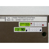 Siemens RS485 CPMM Businterface