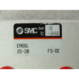 SMC EMGQL 25-20 compact cylinder with guide
