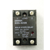 Omron G3A-220B Solid State Relais 150~250VAC