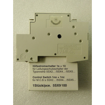 Siemens 5SX9100 Auxiliary current switch