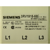 Siemens 3RV1915-5B 3-phase supply block