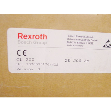 Rexroth  CL200 ZE 200 AM  1070075176-412  Profibus Master SPS  Zentraleinheit -ungebraucht-