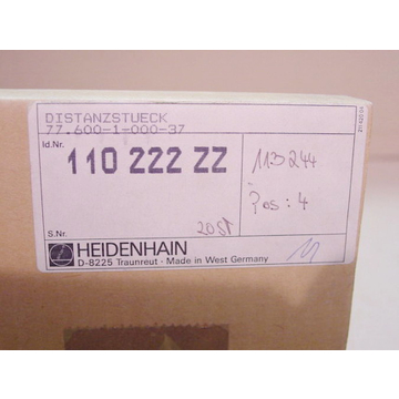 Heidenhain 77.600-1-000-37 / 110 222 ZZ Spacers