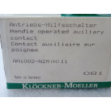 Klöckner Moeller AHi002-NZM(H)11 Drive auxiliary switch