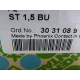 Phoenix Contact ST 1.5 BU Feed-through terminal block 3031089