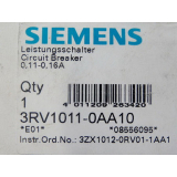 Siemens 3RV1011-0AA10 Leistungsschalter - ungebraucht! -