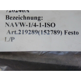Festo NAVW-1/4-1-ISO Winkelverkettungsplatte ungebraucht