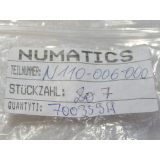 Numatics N110-006-000 Steckfix T-Verschraubung für 6er Schlauch, neu, VPE = 7 Stück
