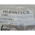 Numatics N106-006-000 Steckfix Winkel-Verschraubung für 6er Schlauch, neu VPE = 10 Stück