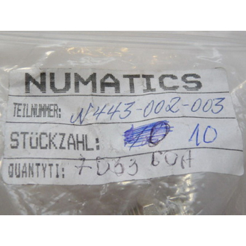 Numatics N443-002-003 Reduziernippel von 1/2 auf 3/8 Zoll, neu, VPE = 10