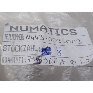 Numatics N443-002-003 Reduction nipple from 1/2 to 3/8 inch, new, PU = 8