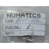 Numatics N813--006 Anschluss-Stück für Schnellverschlusskupplung  für 6er Schlauch, neu