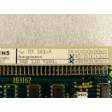 Siemens 03 161-A / 03161-A Card