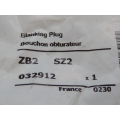 Telemecanique ZB2 SZ2 Blanking plug