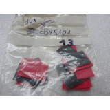 Telemecanique ZBY 5101 Inscription label black/red PU =...