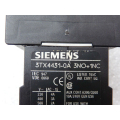 Siemens 3TH2040-0BB4 contactor relay + 3TX4431-0A auxiliary switch + 3TZ4490-0D rectifier