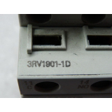 Siemens 3RV1011-0CA10 Leistungsschalter + 3RV1901-1D Hilfsschalter