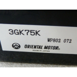 Oriental Motor 3GK75K Reduzier-Getriebe-Kopf