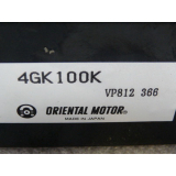 Oriental Motor 4GK100K Reduzier-Getriebe-Kopf