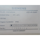 Siemens 6ES5615-0UA11 Programming device PG 615