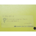 Pilz C-P8-ZT-U Adjustable time universal Module 306131