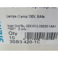 Siemens 3SB3420-1C Lampenfassung mit Vorschaltglied VPE = 10 Stück