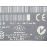 Siemens 6ES7141-1BF10-0XB0 ET 200X + 6ES7194-1FC00-0XA0 Connector board