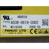Fanuc A03B-0819-C002 Module ABU05A = unused !