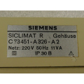 Siemens Siclimat R C73451-A326-A2 Gehäuse