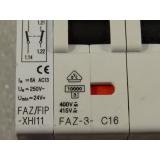 Moeller FAZ-3-C16 Leistungsschalter mit FAZ/FIP-XHI11...