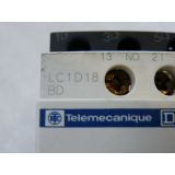 Telemecanique LC1 D18BD contactor with 24V coil voltage