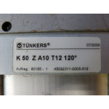 Tünkers K 50 Z A10 T12 120° pneumatic clamp