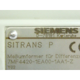 Siemens 7MF4420-1EA00-1AA1-Z Sitrans P Meßumformer für Differenzdruck = ungebraucht !!