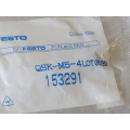 Festo Sperr-Steckverschraubung QSK-M5-4LOT0699 Typ.Nr. 153291
